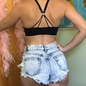 Super High Waisted Cheeky Shorts